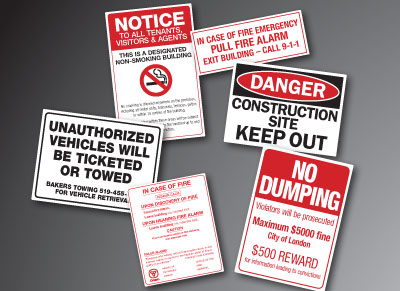 Warning Signs & Decals
